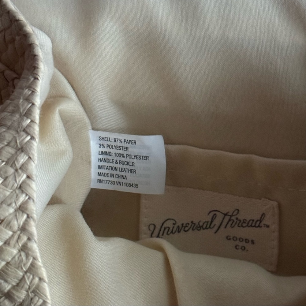 Universal Thread Woven Straw Backpack - image 5